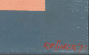 M. A. H. Reijner - Olieverf op tempera op doek, Compositie 2 - Ingelijst (Groot) kopen? Bied vanaf 1!