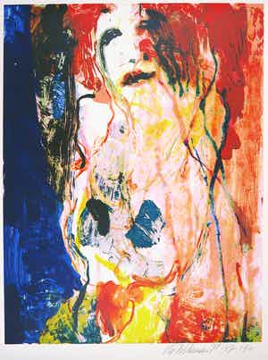 Kees van Bohemen - Zeefdruk, Doortje / Prent 190 verkocht voor € 100!