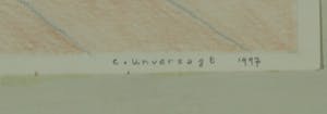 Carin Unverzagt - Gemengde techniek op papier, Zonder titel - Ingelijst kopen? Bied vanaf 1!