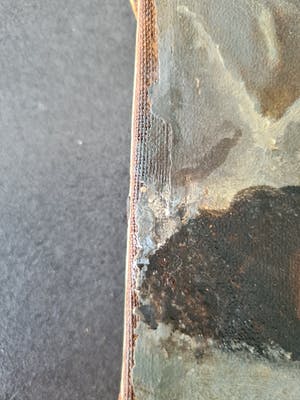 Niet of onleesbaar gesigneerd - Gezin in de kou kopen? Bied vanaf 1!