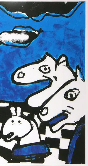 Herman Brood - Kleurenzeefdruk CHESS Handgesigneerd--ZEER GROOT!!! kopen? Bied vanaf 1!