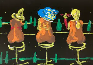Espen Hagen - Six ladies at the black bar kopen? Bied vanaf 50!