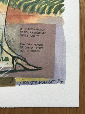 Jan Vanriet - 2 originele litho's - 1987 - Gesigneerd kopen? Bied vanaf 45!