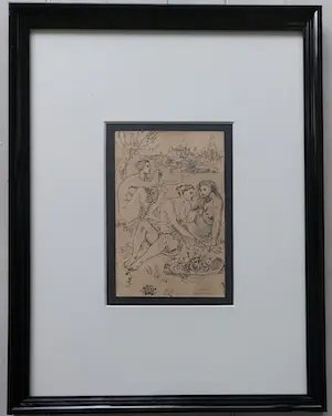 Lucebert - ## in Prijs verlaagd ## Mythologische voorstelling met personen kopen? Bied vanaf 795!