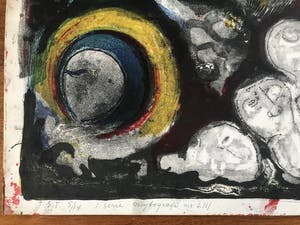 Reidar Magnus - Prachtige kleurenlitho - 5/14 - Gesigneerd - 1967 kopen? Bied vanaf 75!