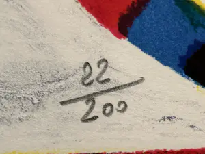 Corneille - Femme rouge et l'oiseau orange kopen? Bied vanaf 400!