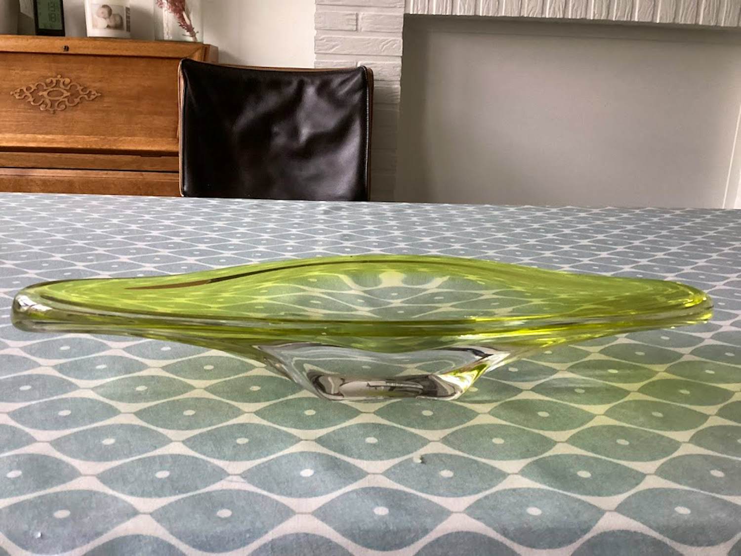 Val-Saint-Lambert - mooie centerpierce ontwerp René Delvenne verkocht voor € 35!