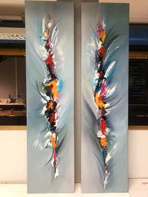 Gena - Abstract 2Luik verkocht voor € 250!
