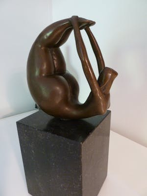 Curiosa - Bronze Garanti Paris j.b. Deposee - Art Deco Nude Woman kopen? Bied vanaf 125!