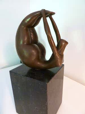 Bronze Garanti Paris j.b. Deposee - Art Deco Nude Woman verkocht voor € 125!