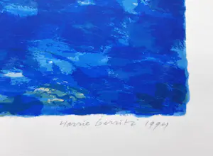 Harrie Gerritz - abstract landschap kopen? Bied vanaf 50!