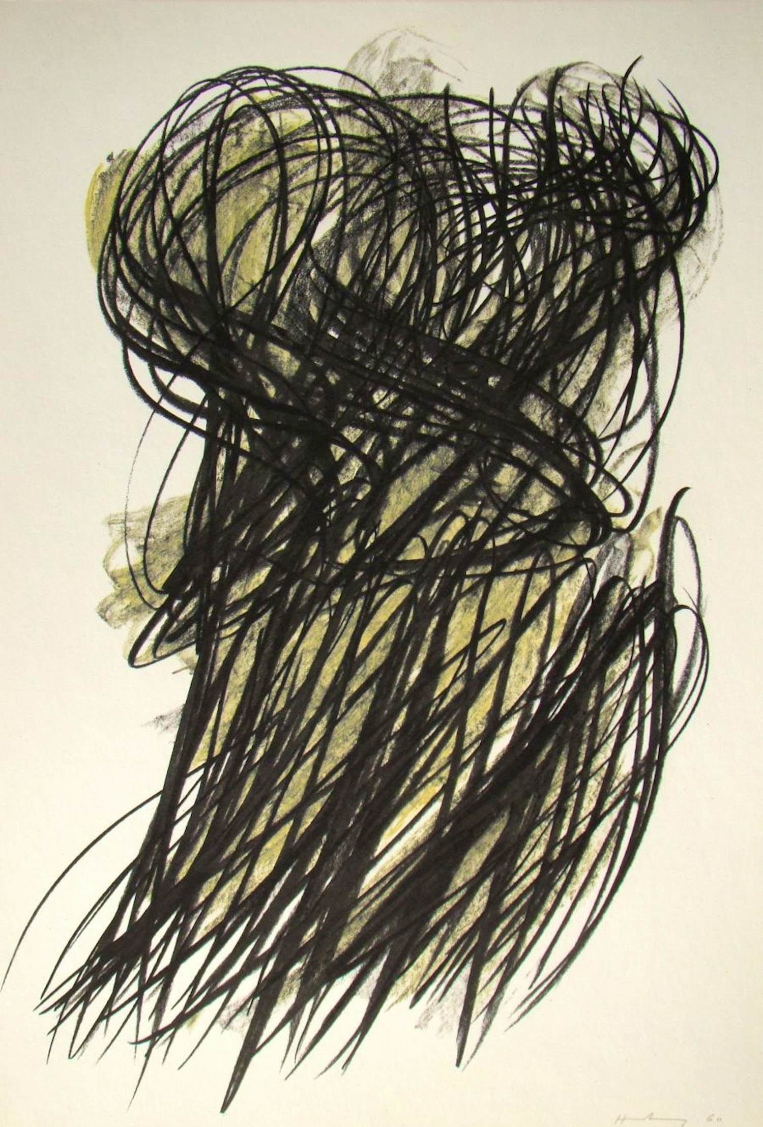 Hans Hartung - Pastel P.- 1969-166 - Lithografie - 1961 - Gesigneerd en gedateerd kopen? Bied vanaf 140!