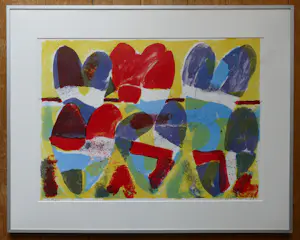 Jan Cremer - zeefdruk: L'histoire des Coeurs III - 1998 kopen? Bied vanaf 125!