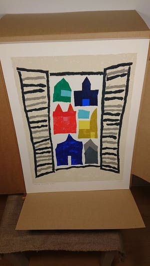 Harrie Gerritz - Fraai en kleurrijk werk van de hand van Harrie Gerritz. kopen? Bied vanaf 90!