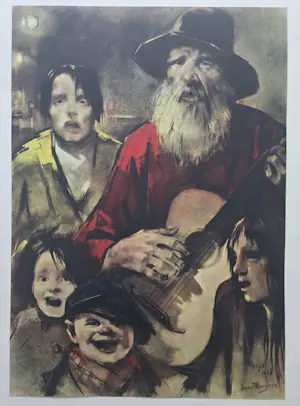 Han van Meegeren - Drie litho's. Groepsportretten. kopen? Bied vanaf 59!