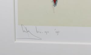 Arty Grimm - Zeefdruk, Abstracte compositie - Ingelijst (Groot) kopen? Bied vanaf 50!