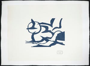 Paul Overhaus - Houtsnede, Lot van drie voorstellingen kopen? Bied vanaf 20!