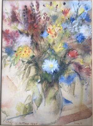 Chris de Moor - Bloemen stilleven kopen? Bied vanaf 20!