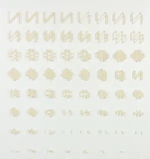 Wim Smits - Collage van geometrisch papieren constructies, Analytical System Variations - Ingelijst (Groot) kopen? Bied vanaf 250!