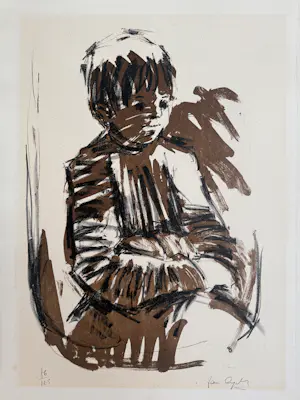 Jan Cremer - -portret van een kind kopen? Bied vanaf 70!