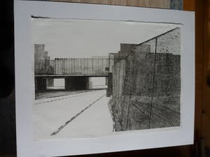 Joost Minnigh - Ets, Titel, "Afrastering". kopen? Bied vanaf 35!