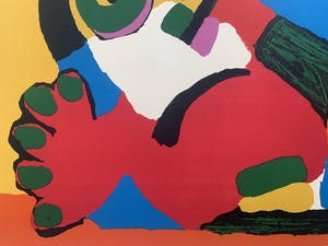 Karel Appel - Handgesigneerde kleurenzeefdruk | 'Chat' | jaren '70 kopen? Bied vanaf 975!
