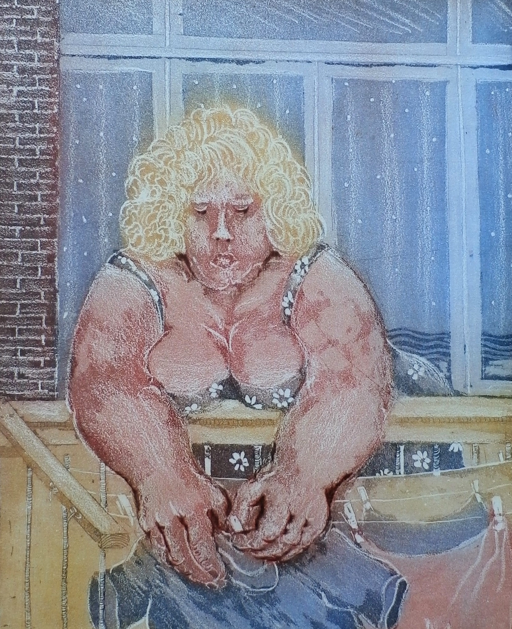 Wim Worm - Ets - 1972 verkocht voor € 40!