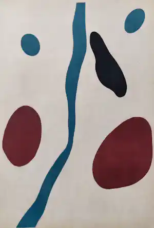 Hans Arp - Abstracte compositie verkocht voor € 35!