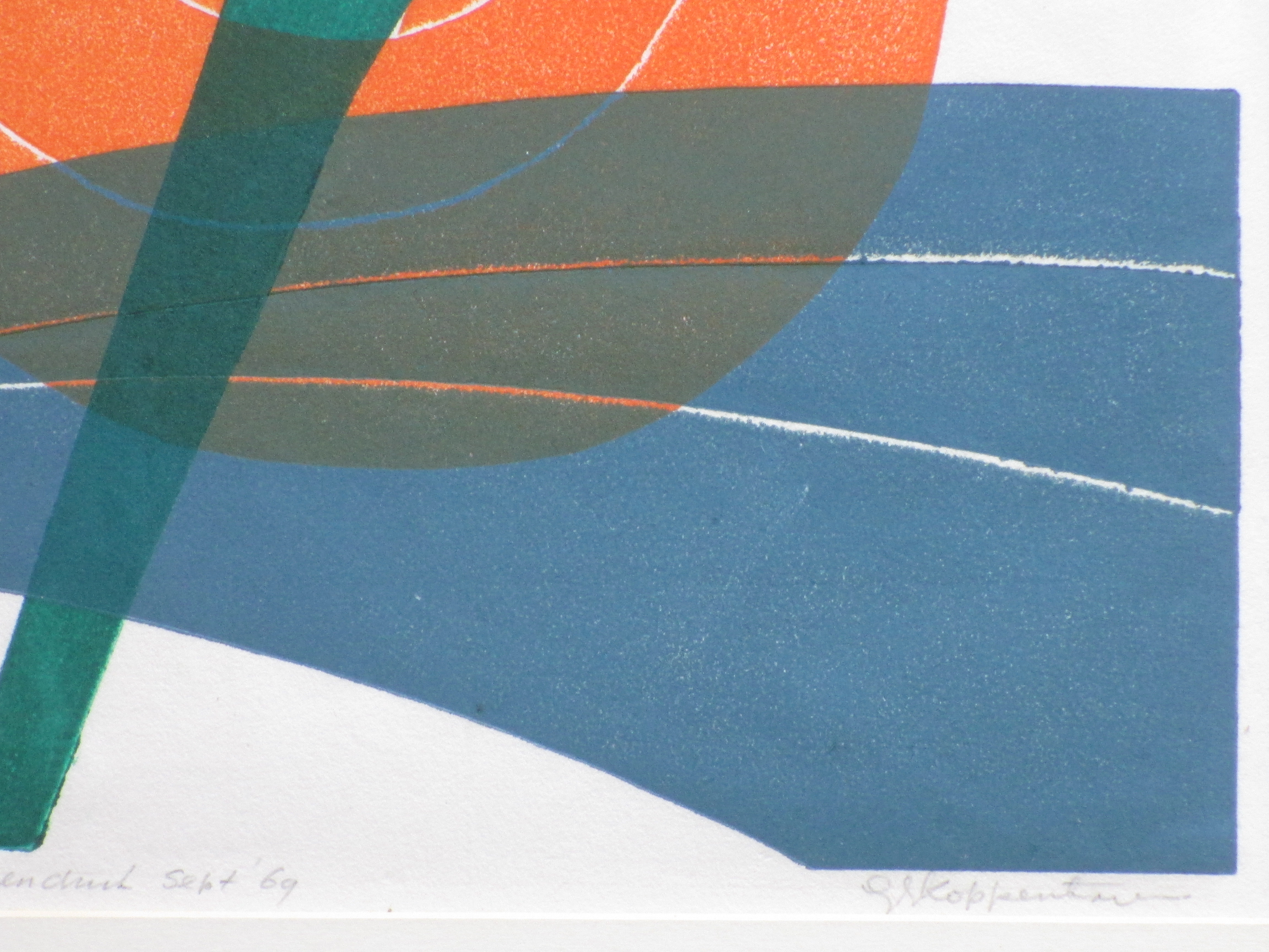 Gijsbert Jan van Koppenhagen - Serie 3 klanken, No III - Kleurenhoutsnede kopen? Bied vanaf 45!