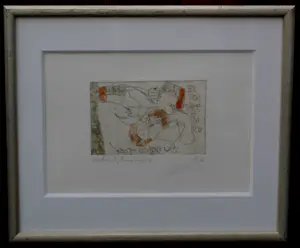 Anton Heyboer - Ingelijste ets - 1984 kopen? Bied vanaf 200!