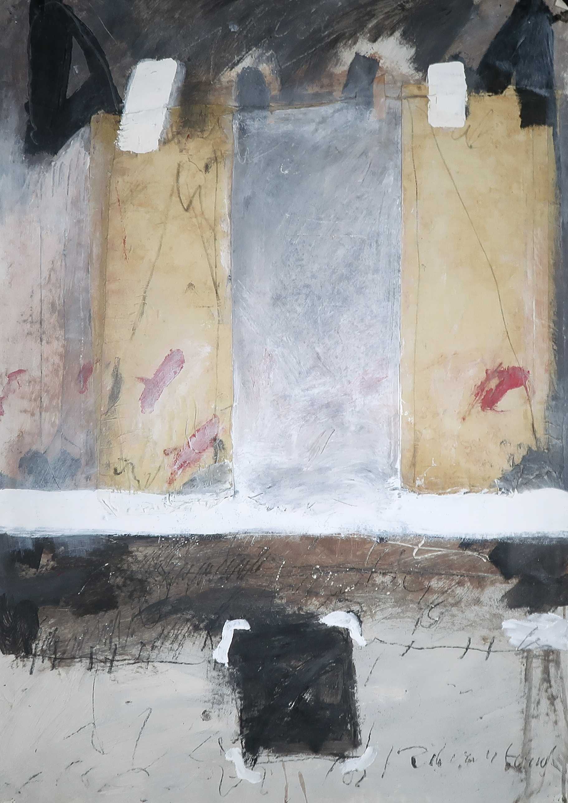 Rik van Iersel - Gemengde techniek op papier, Zonder titel (Groot) kopen? Bied vanaf 70!