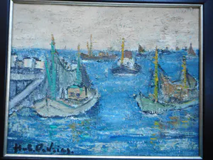 Hubert De Vries - Scheepsverkeer op de Schelde kopen? Bied vanaf 220!