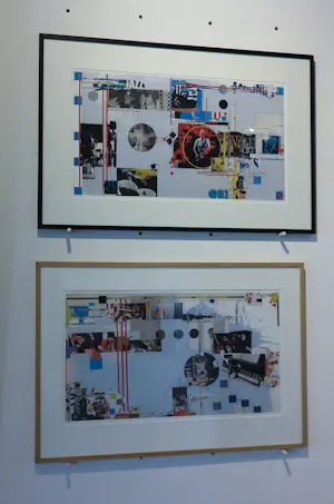 Sam Middleton - Set van twee werken op papier inclusief lijst! kopen? Bied vanaf 100!