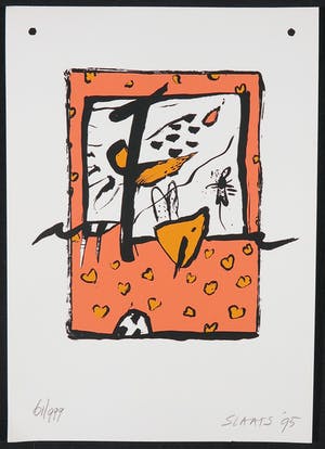 Nico Vrielink - Frank Lejeune, Martin van Dijk e.a., Lot van 10 zeefdrukken kopen? Bied vanaf 50!