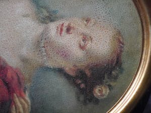 Niet of onleesbaar gesigneerd - vrouw met papagaai kopen? Bied vanaf 10!