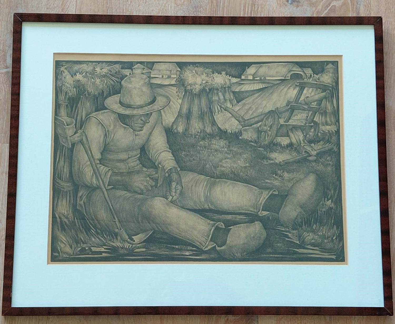 Willem van den Berg - Landarbeider in het veld kopen? Bied vanaf 45!