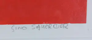 Buy Gino Sauerbier - Zeefdruk, Join the party - Ingelijst? Bid from 30!