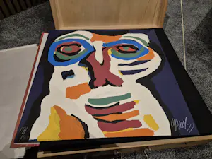 Karel Appel - Schilderskist compleet met beeld kaufen? Bieten Sie von 10000!