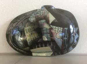 Niet of onleesbaar gesigneerd - BIJZONDER GLAZEN SCULPTUUR (45cm) verkocht voor € 1!