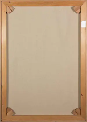 Jasper J. Kuijer - Acryl op doek, Kop met rood - Ingelijst kopen? Bied vanaf 60!