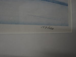 Ciano Siewert - Rotterdams Graficus - "Hollands landschap met Boeing" (in opdracht van KLM) kopen? Bied vanaf 30!