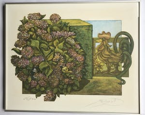 Rob Clous - ets/ aquatint - Tuinwijk VI - gesigneerd - 6/40 - ingelijst kopen? Bied vanaf 1!