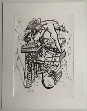 Thomas van der Linden - gemengde techniek op papier | 'The Worldly Portraits' | 1990 kopen? Bied vanaf 125!