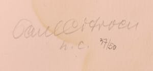 Paul Citroen - Litho, Portret kopen? Bied vanaf 1!