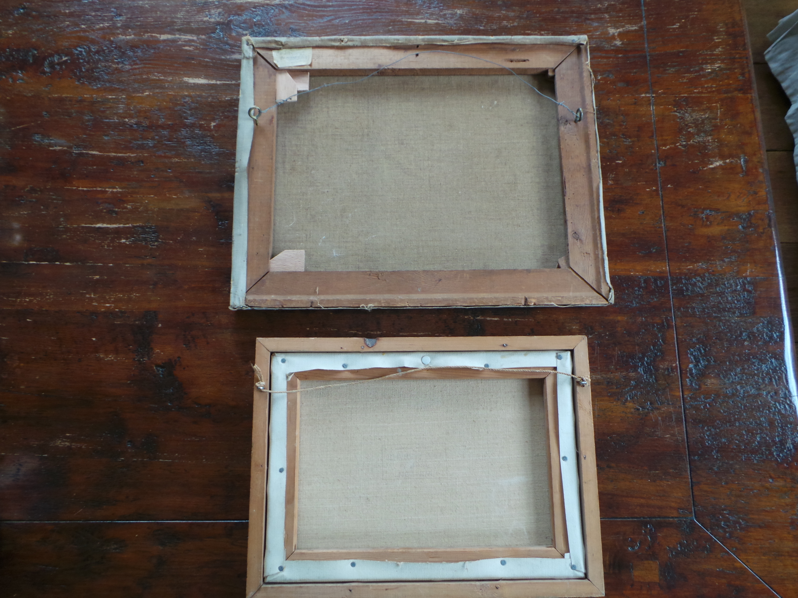 Niet of onleesbaar gesigneerd - Twee landschap kopen? Bied vanaf 1!