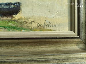 Albert De Deken - vissersbootjes in haven kopen? Bied vanaf 300!