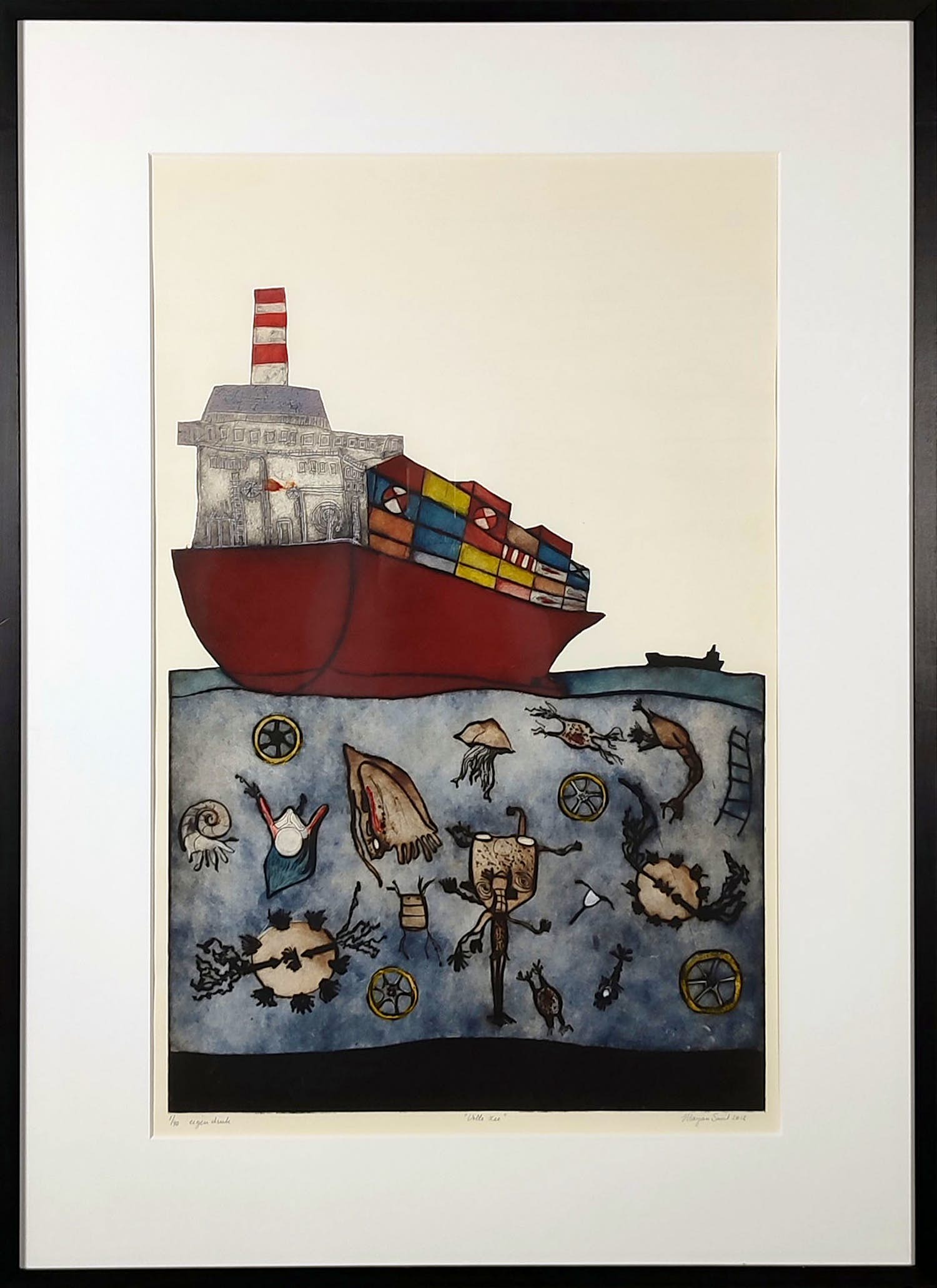 Marjan Smit - Volle zee verkocht voor € 80!