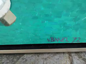 Antoon van Bakel - Stilleven met wasbak en handdoek kopen? Bied vanaf 250!