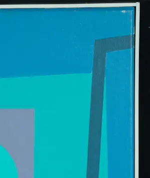 Eefje Bettman - Acryl op doek, Abstract-geometrische voorstelling - Ingelijst kopen? Bied vanaf 50!