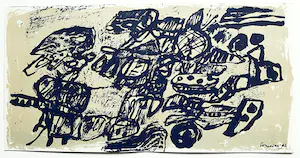Corneille - Eerste solotentoonstelling USA (1962), catalogus met 3 originele litho’s kopen? Bied vanaf 150!